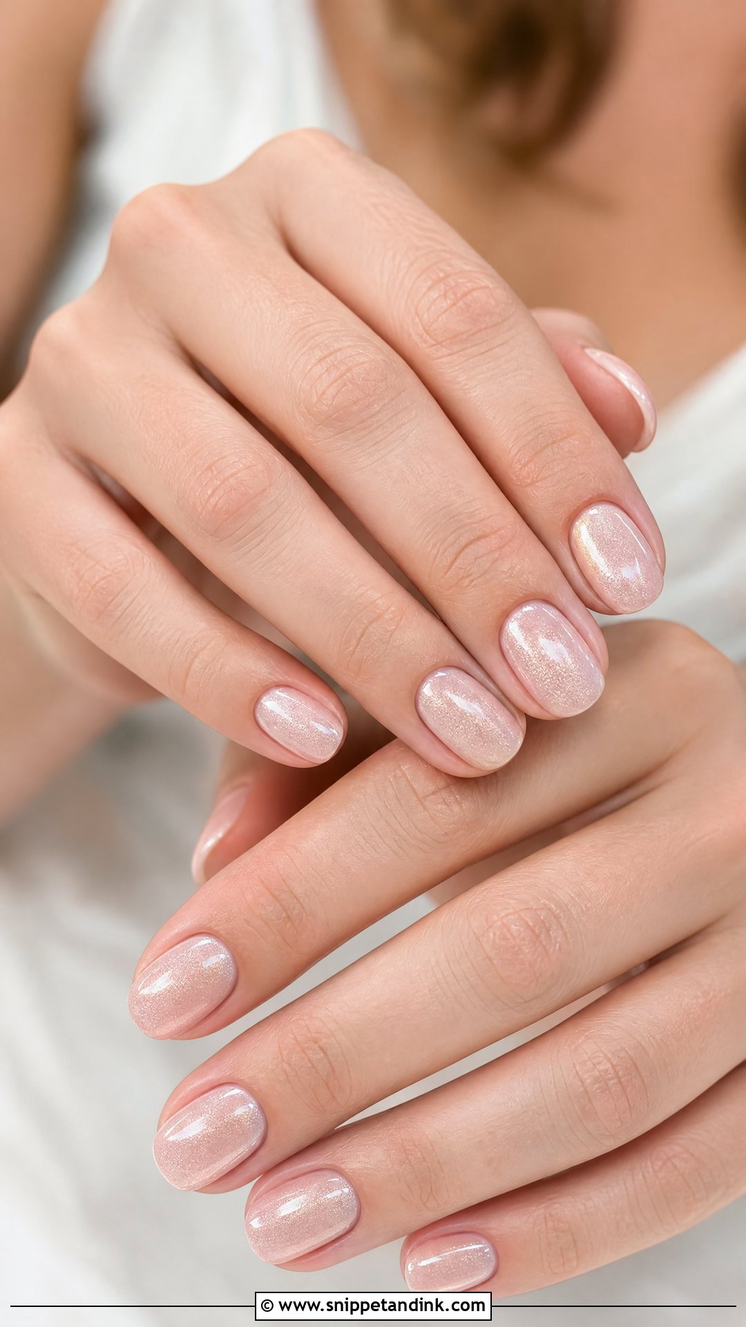 Short Cat Eye Bridal Nails - Snippet and Ink - 25 Cat Eye Bridal Nails