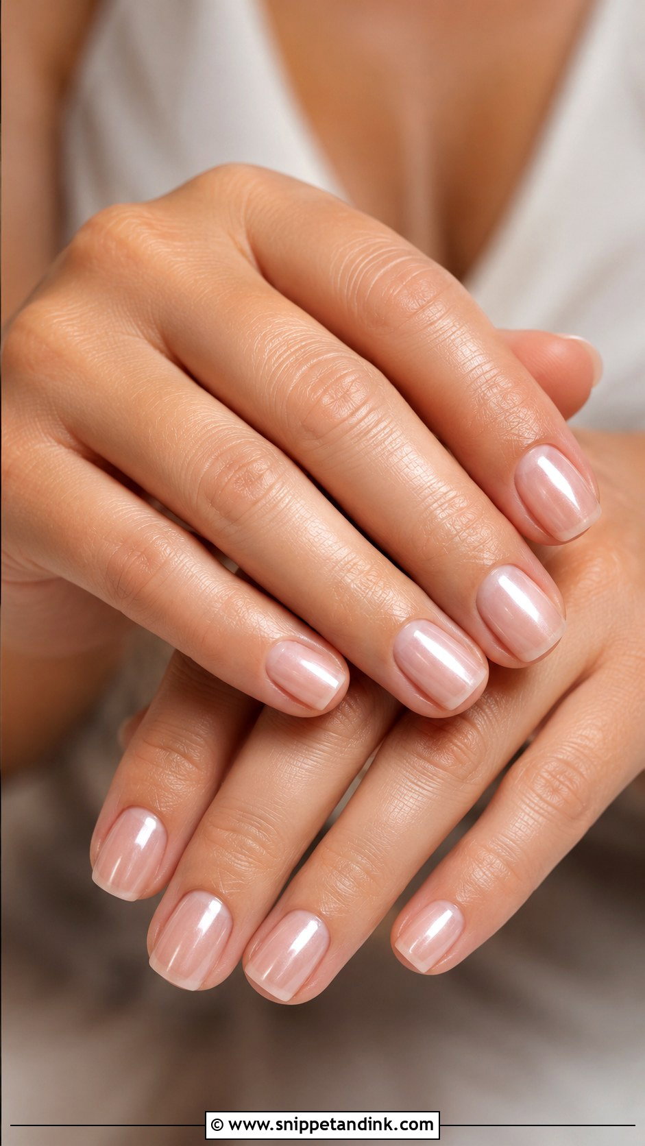 Short Chrome Bride Nails - Snippet and Ink - 20 Bride Chrome Nails