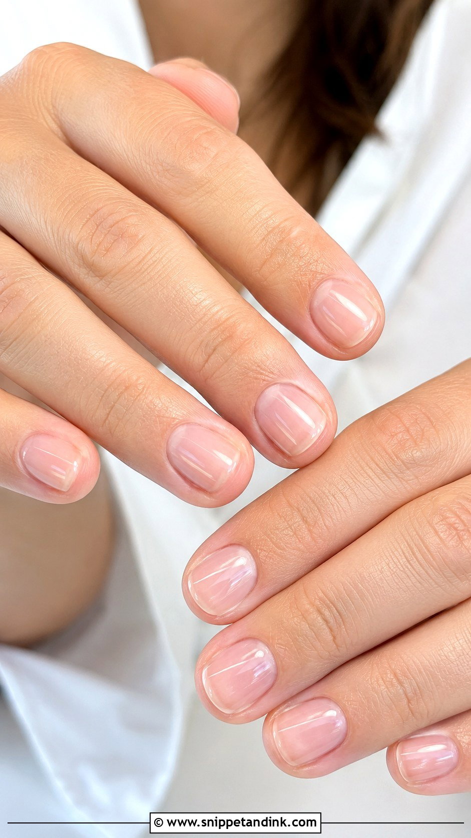 Short Clear Gloss Wedding Nails - Snippet and Ink - 30 Short Wedding Nails