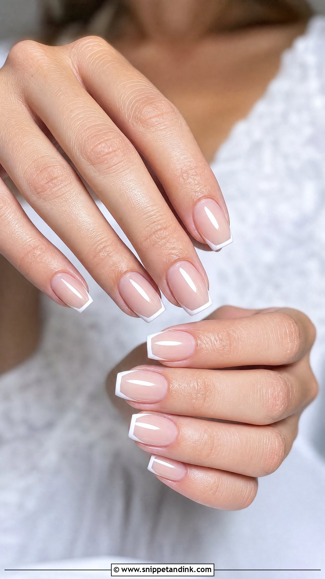 Short Coffin Wedding Nails - Snippet and Ink - 25 Coffin Wedding Nails
