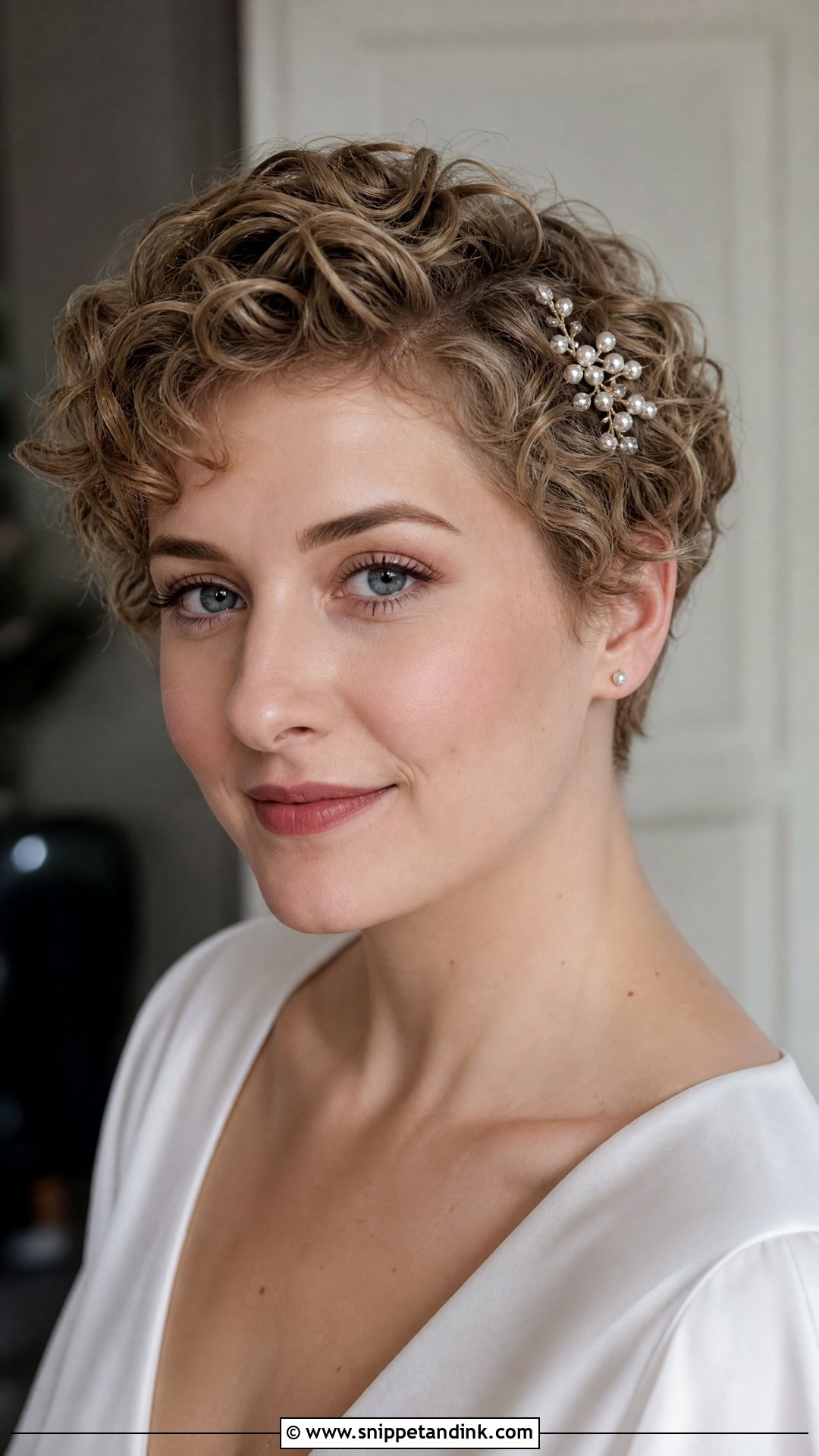Short Curly Pixie For Wedding - Snippet and Ink - 20 Short Curly Hair for Wedding Ideas