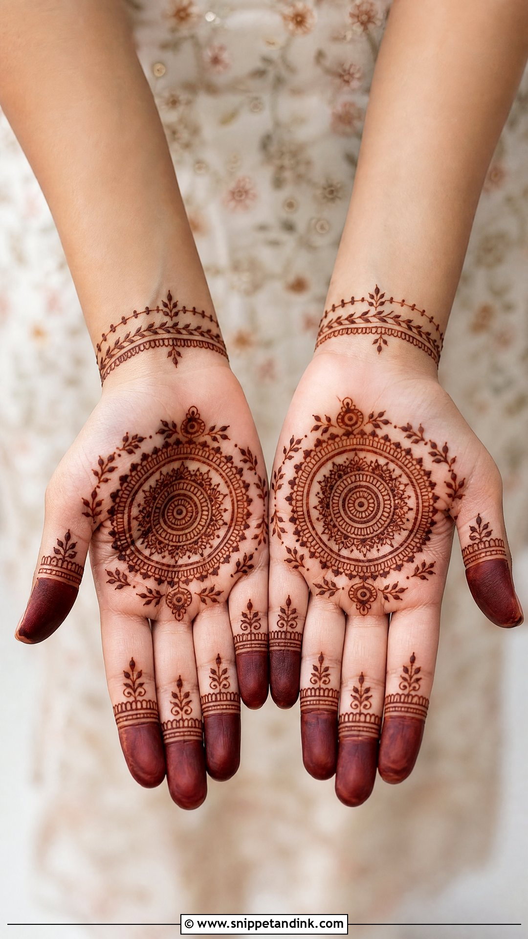 Short Diwali Mehndi Design - Snippet and Ink - 35 Short Mehndi Design Ideas