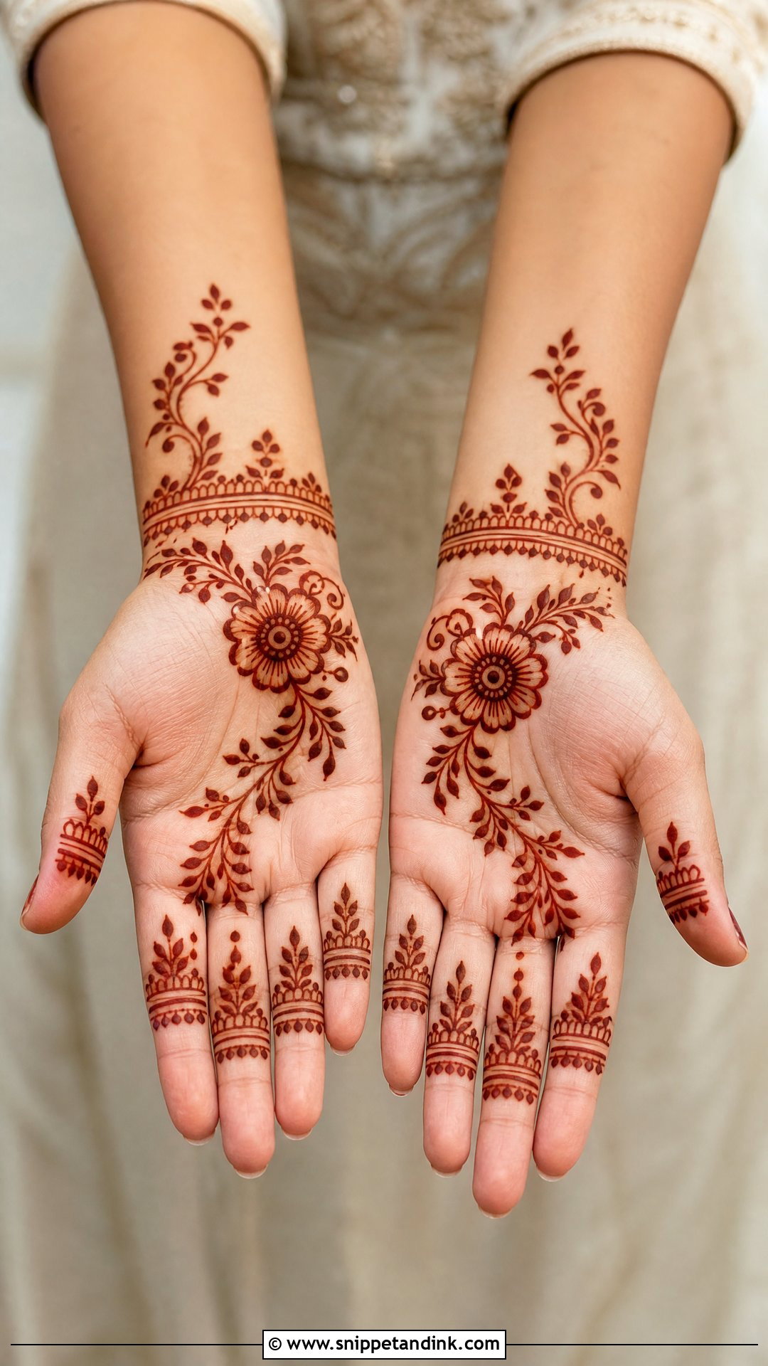 Short Easy Mehndi Design - Snippet and Ink - 35 Short Mehndi Design Ideas