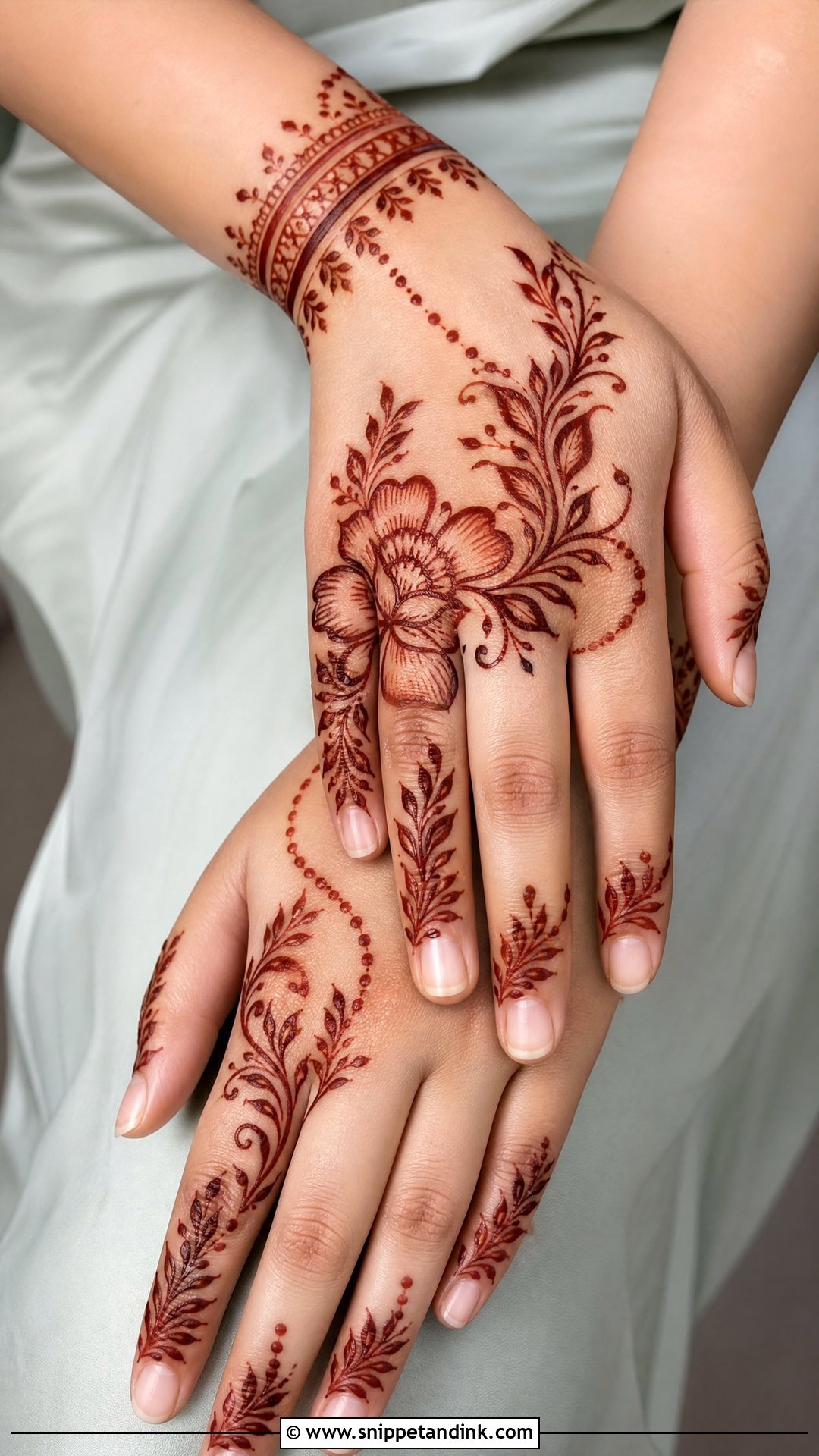 Short Eid Mehndi Design - Snippet and Ink - 35 Short Mehndi Design Ideas