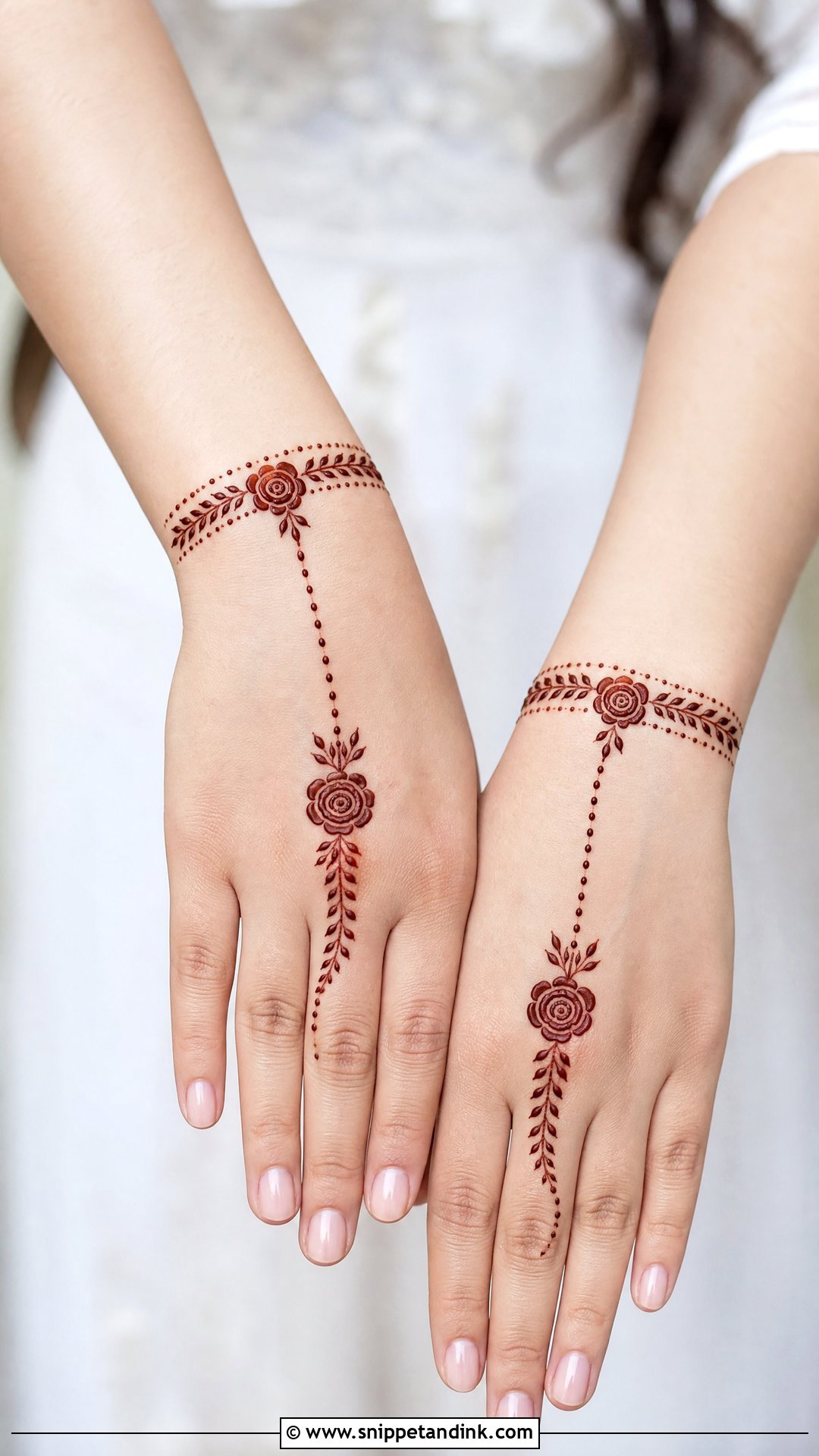 Short Engagement Mehndi Design - Snippet and Ink - 35 Short Mehndi Design Ideas