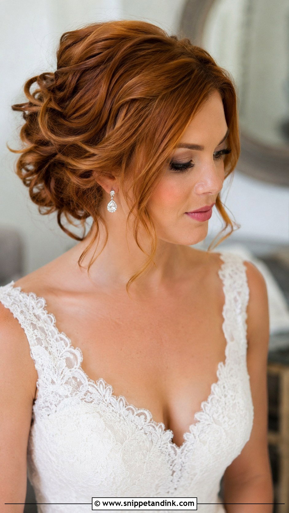 Short Faux Updo Wedding Hairstyle - Snippet and Ink - 20 Elegant Short Hairstyles for Wedding
