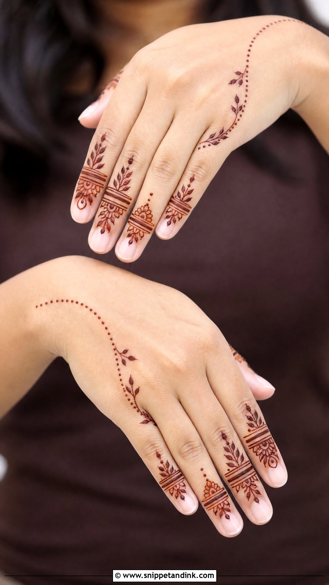 Short Finger Mehndi Design - Snippet and Ink - 35 Short Mehndi Design Ideas