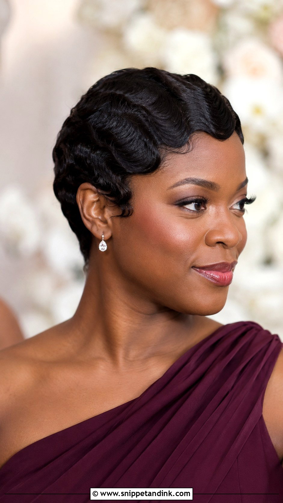 Short Finger Waves For Bridesmaids - Snippet and Ink - 20 Short Wedding Hairstyles for Bridesmaids