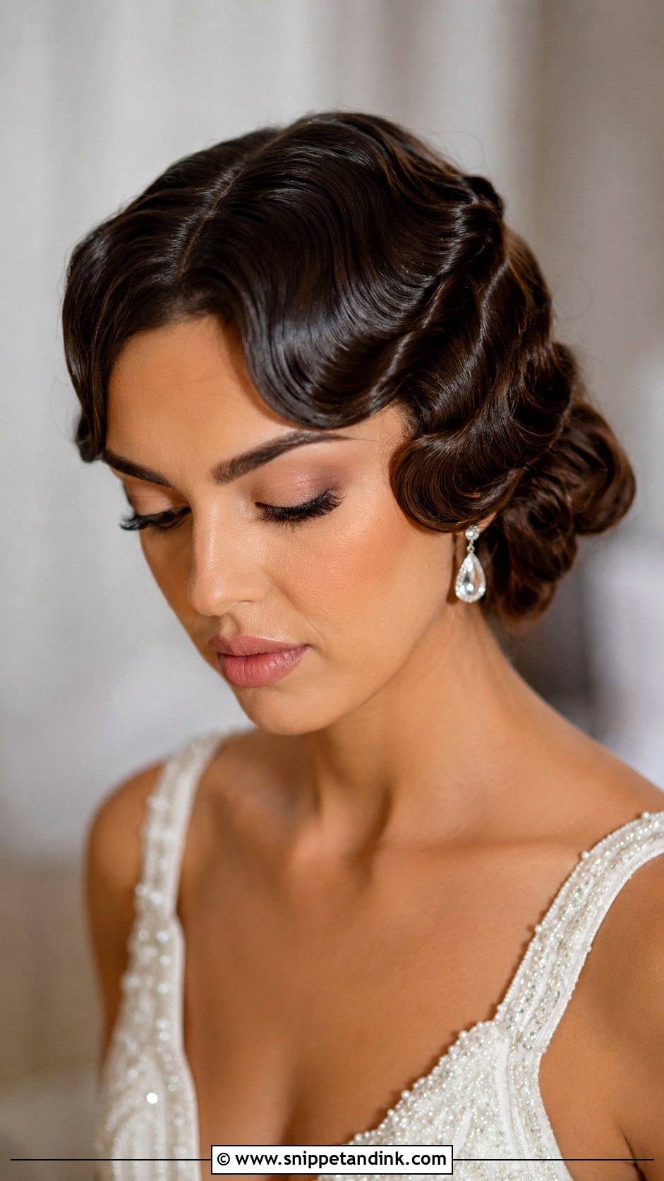 Short Finger Waves For Wedding - Snippet and Ink - 15 Short Hair Designs for Wedding Ideas