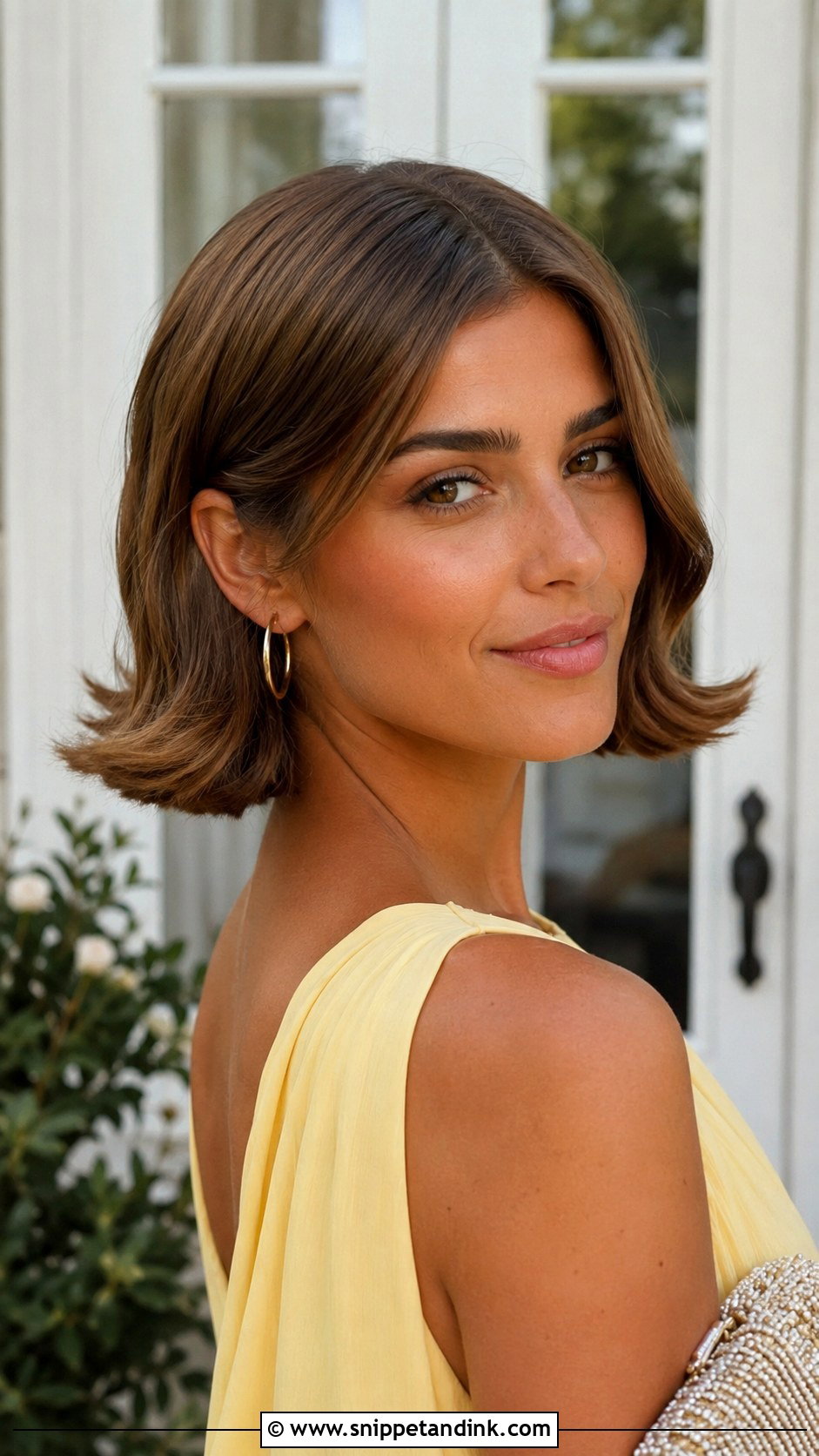 Short Flipped Bob Wedding Guest - Snippet and Ink - 15 Short Hairdos for Wedding Guest
