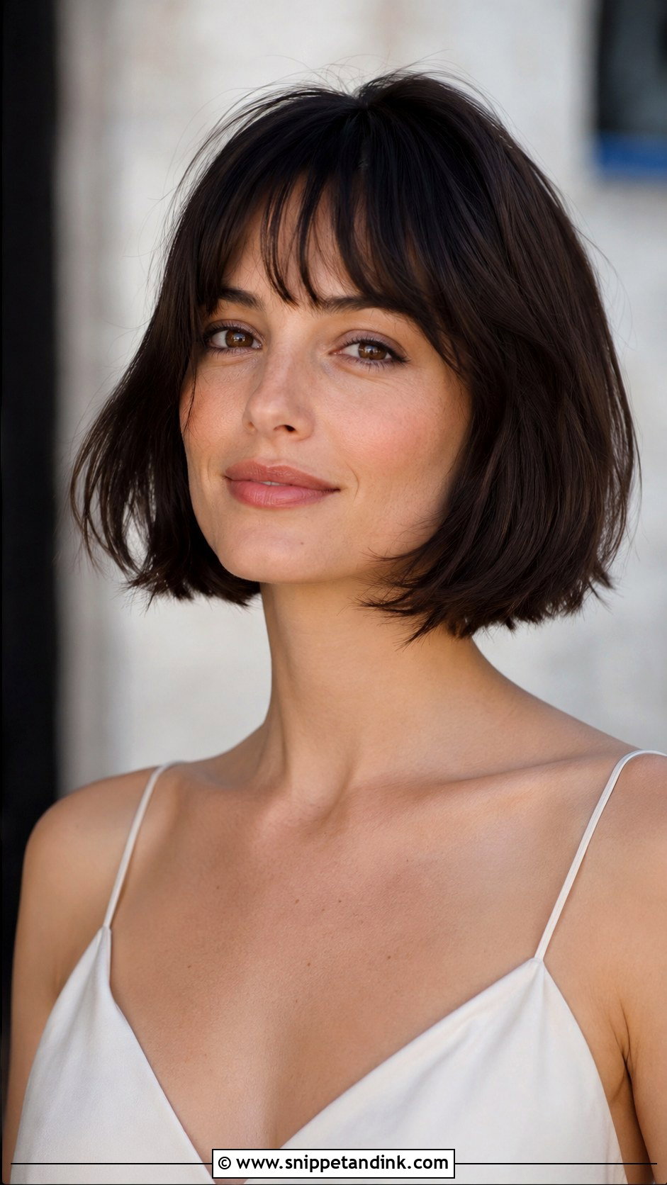 Short French Bob For Engagement - Snippet and Ink - 15 Short Hair Styles for Engagement