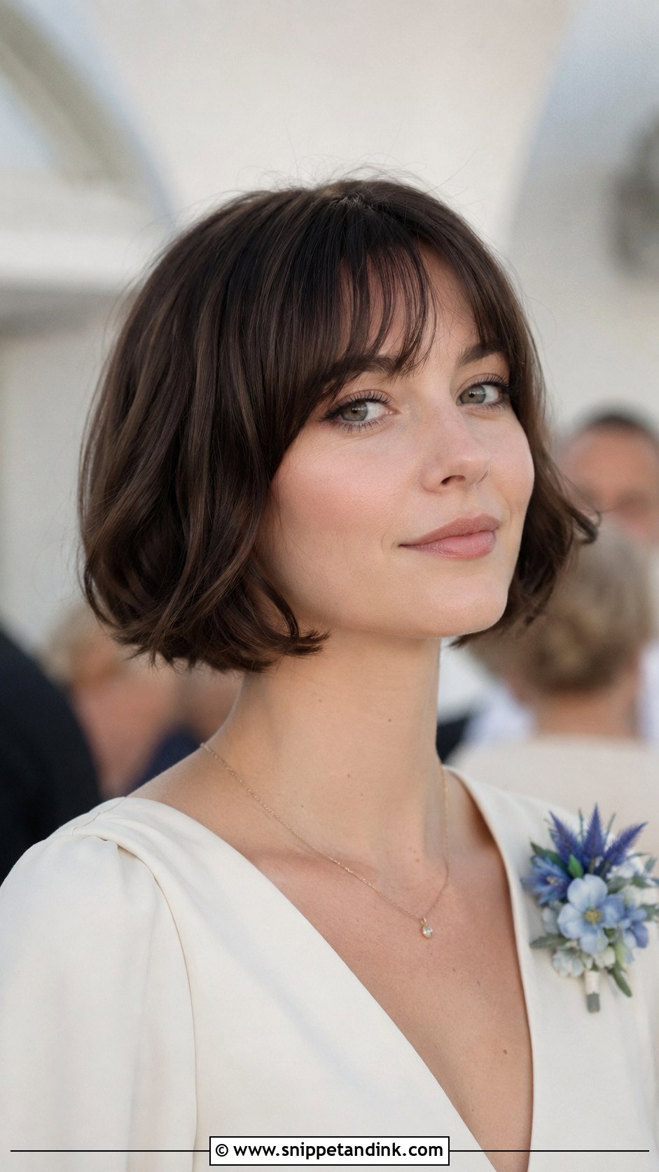 Short French Bob Wedding Guest - Snippet and Ink - 15 Short Hairdos for Wedding Guest