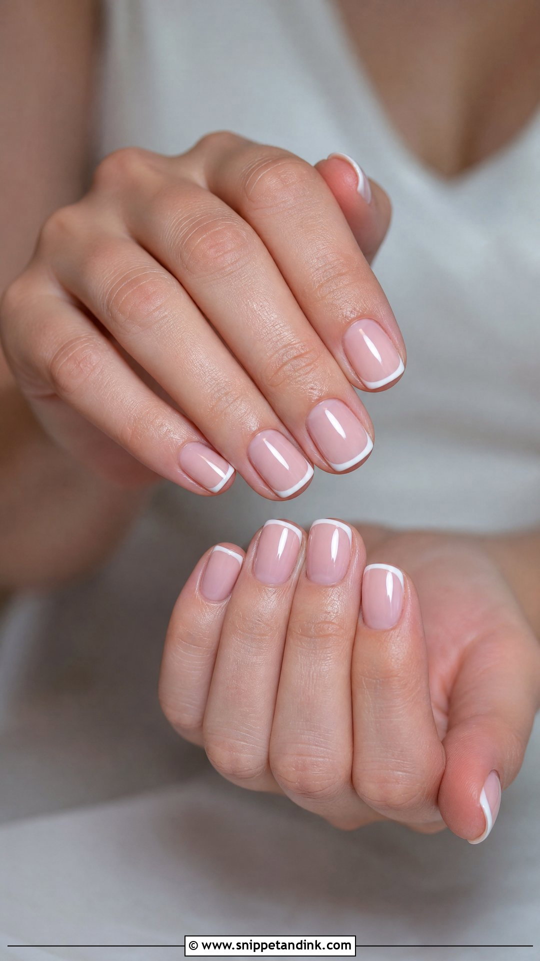 Short French Bridal Manicure - Snippet and Ink - 25 Bridal French Manicure Ideas