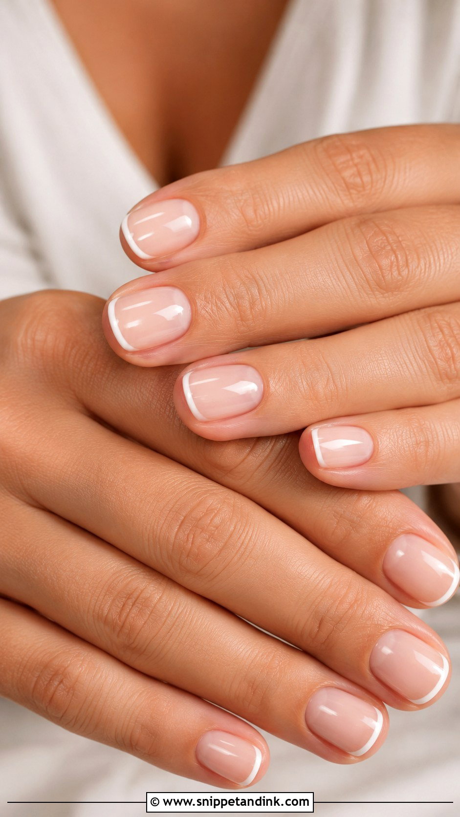 Short French Manicure Wedding Nails - Snippet and Ink - 20 French Manicure Wedding Nails