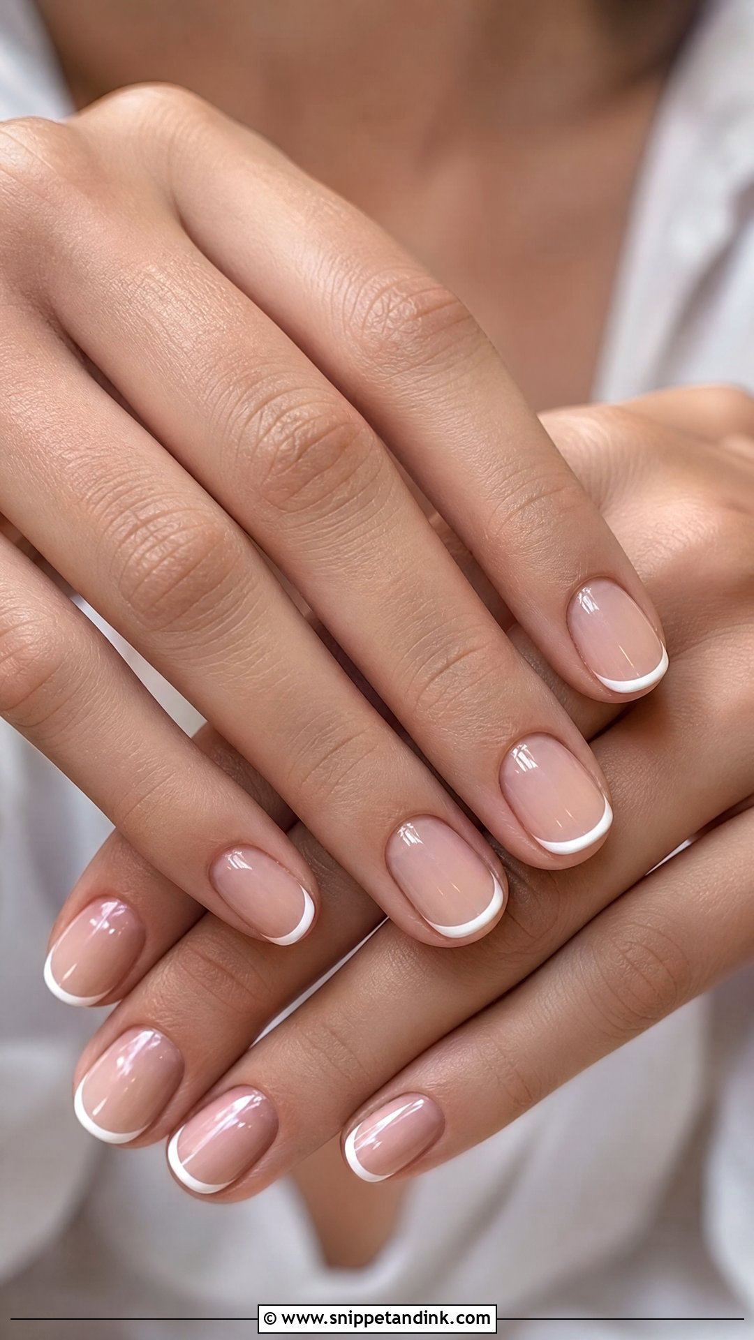 Short French Tip Wedding Nails - Snippet and Ink - 25 French Tip Wedding Nails