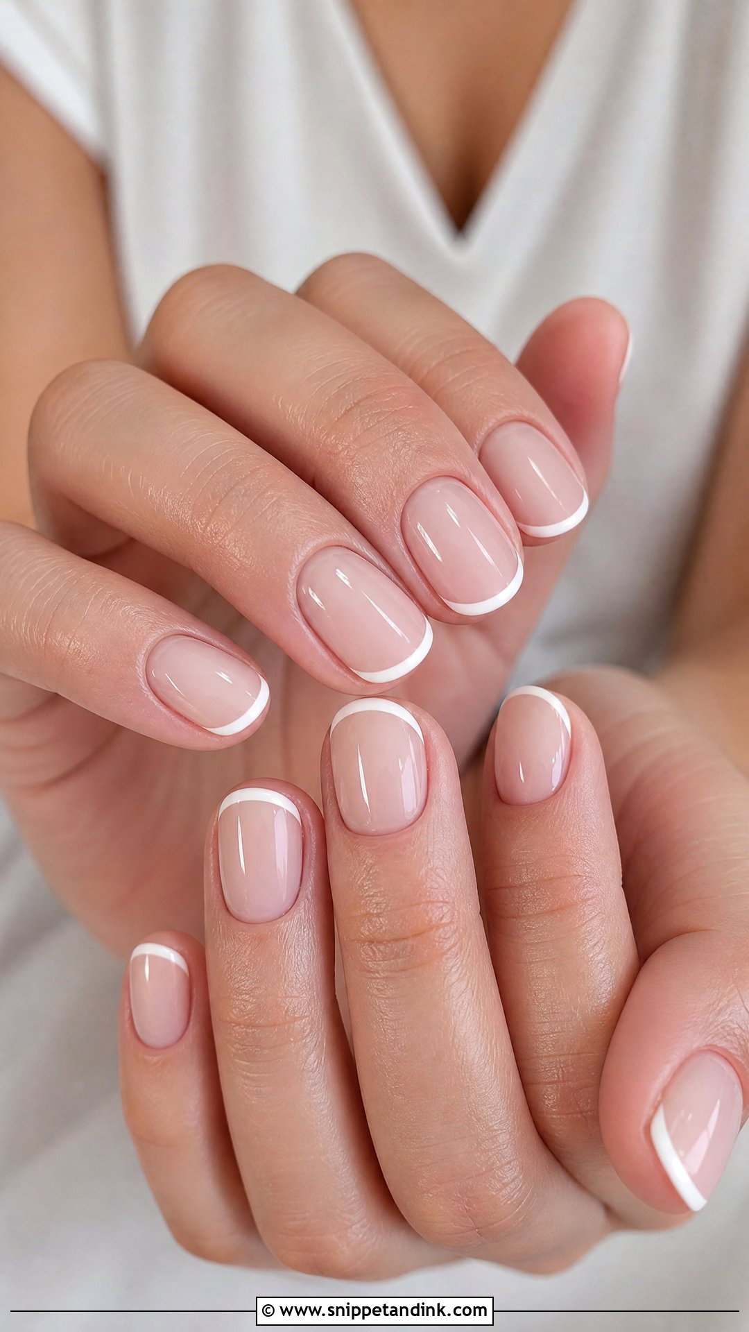 Short French Tip Wedding Nails - Snippet and Ink - 25 French Tip Wedding Nails for Bride