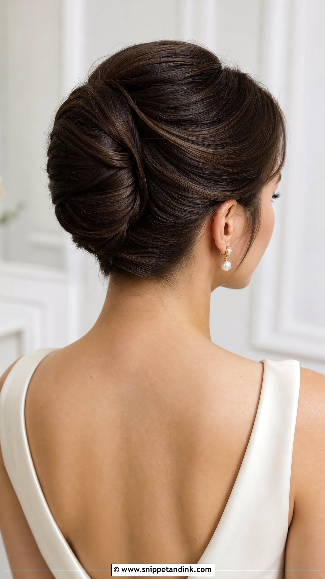 Short French Twist For Wedding - Snippet and Ink - 20 Short Hair Styles for a Wedding