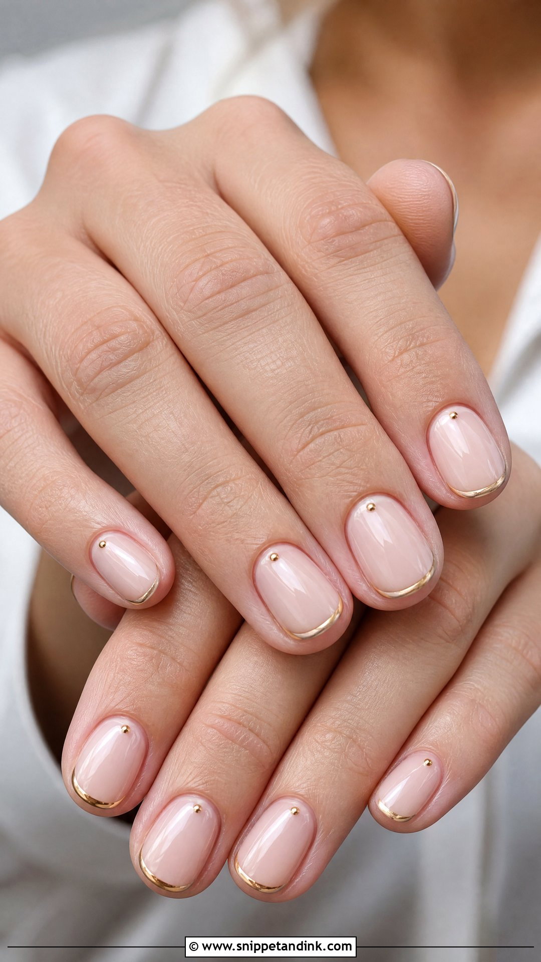 Short Gold Wedding Nails - Snippet and Ink - 25 Gold Wedding Nails