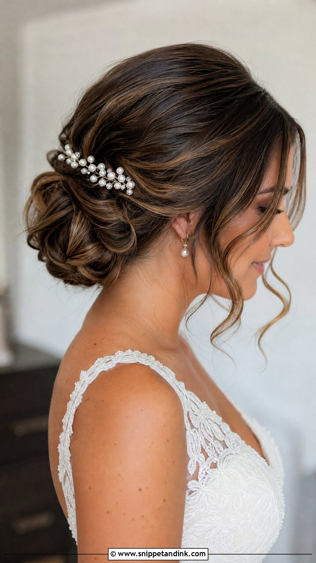 Short Hair Bob Bridal Updo - Snippet and Ink - 15 Bridal Updo for Short Hair Ideas
