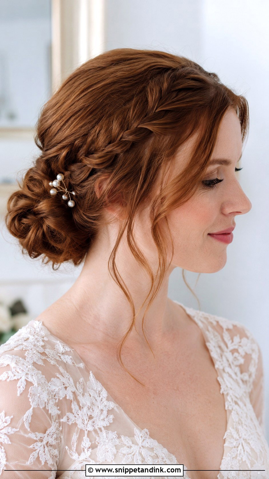 Short Hair Braid And Bun Updo - Snippet and Ink - 15 Short Hair Bridal Updo Ideas