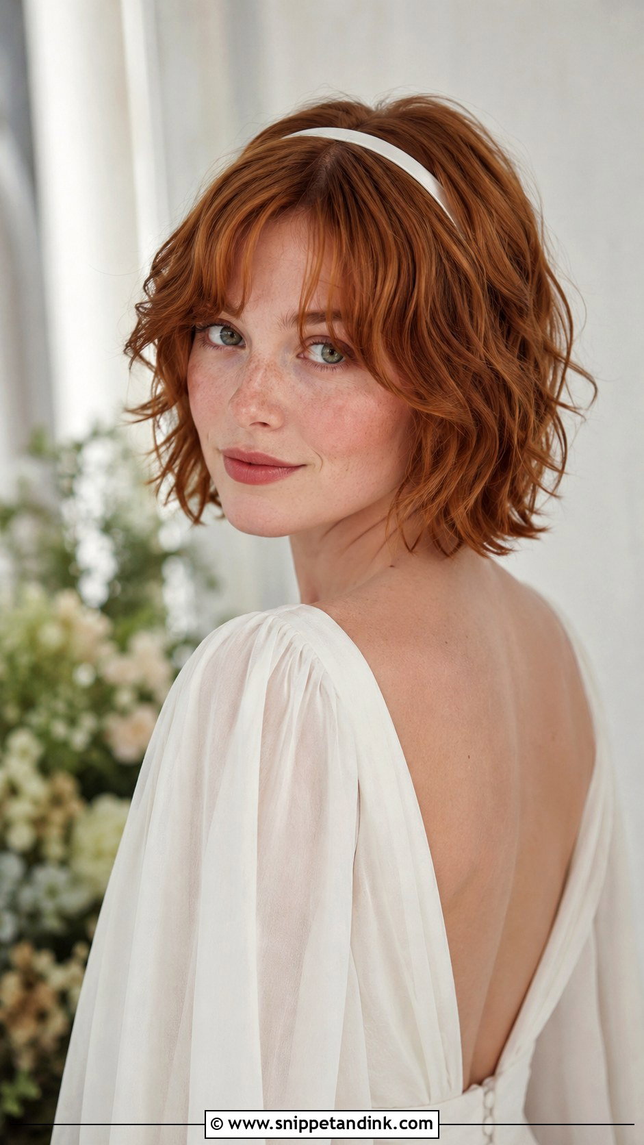 Short Hair Bridal Shag Hairstyle - Snippet and Ink - 15 Hairstyles for Short Hair Marriage