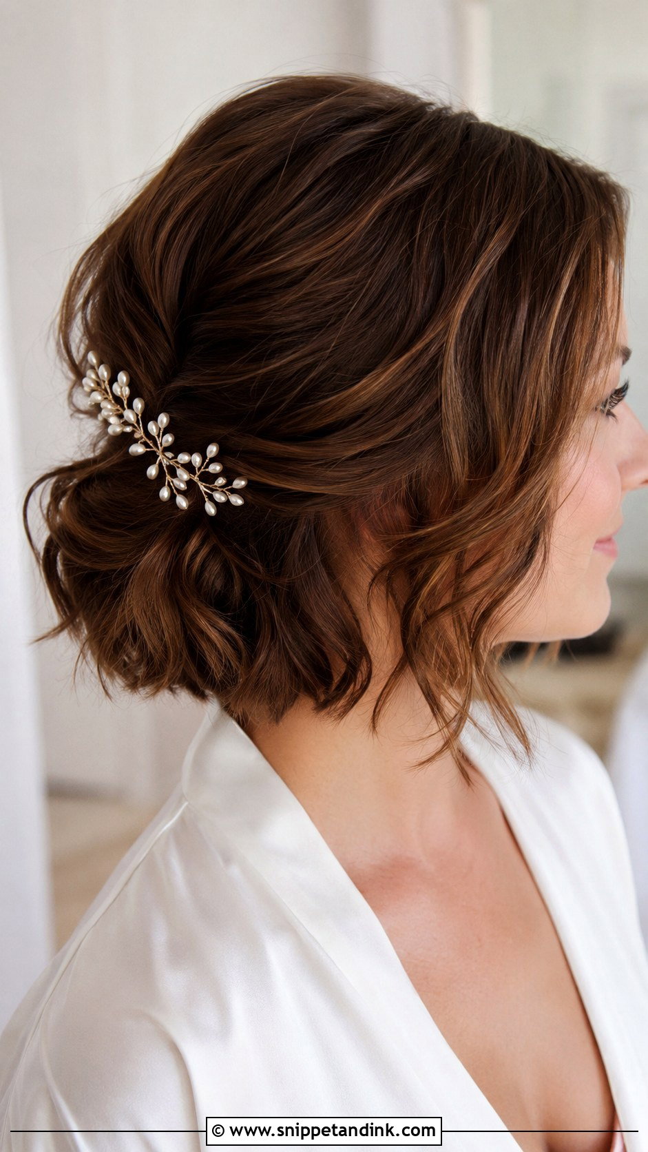 Short Hair Bridal Updo Tutorial - Snippet and Ink - 20 Bridal Updo Tutorial Ideas