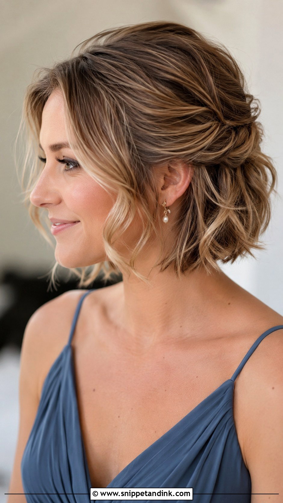 Short Hair Bridesmaid Updo - Snippet and Ink - 25 Hair for Wedding Bridesmaid Ideas