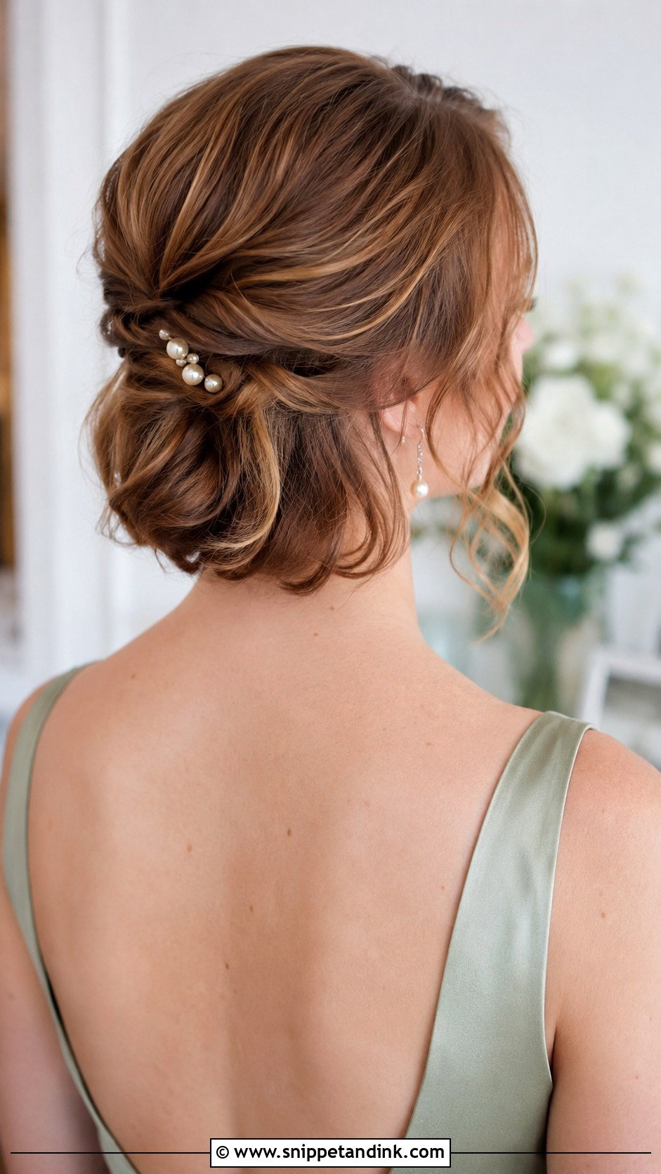 Short Hair Bridesmaid Updo - Snippet and Ink - 35 Bridesmaid Updo Hairstyles