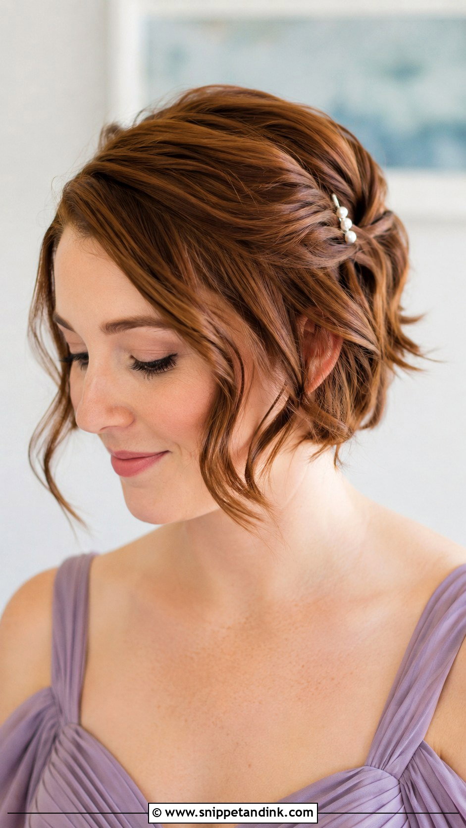 Short Hair Bridesmaid Updo - Snippet and Ink - 20 Simple Bridesmaid Hairstyles Updo
