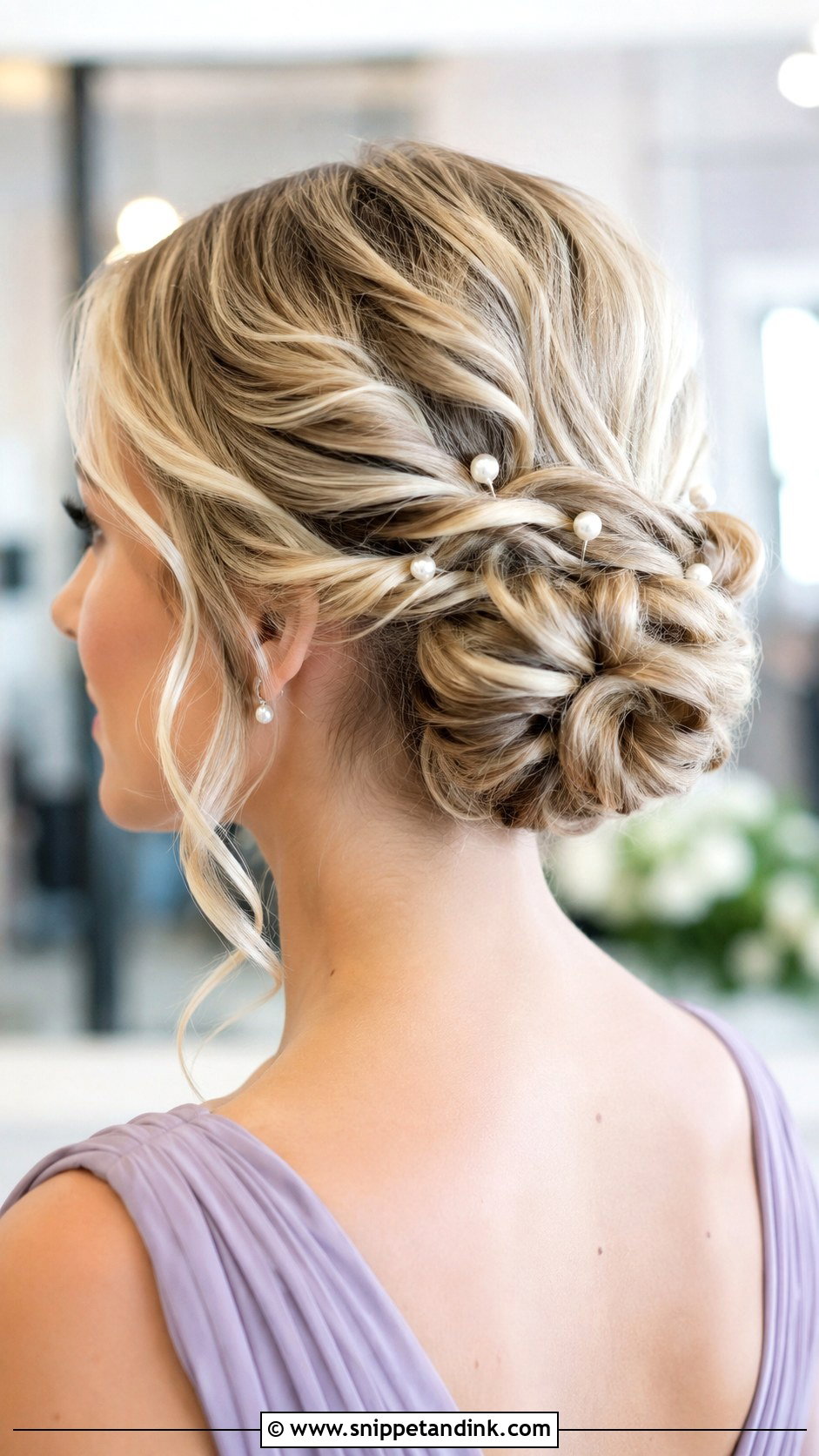 Short Hair Bridesmaid Updo - Snippet and Ink - 20 Up Do for Bridesmaid Ideas