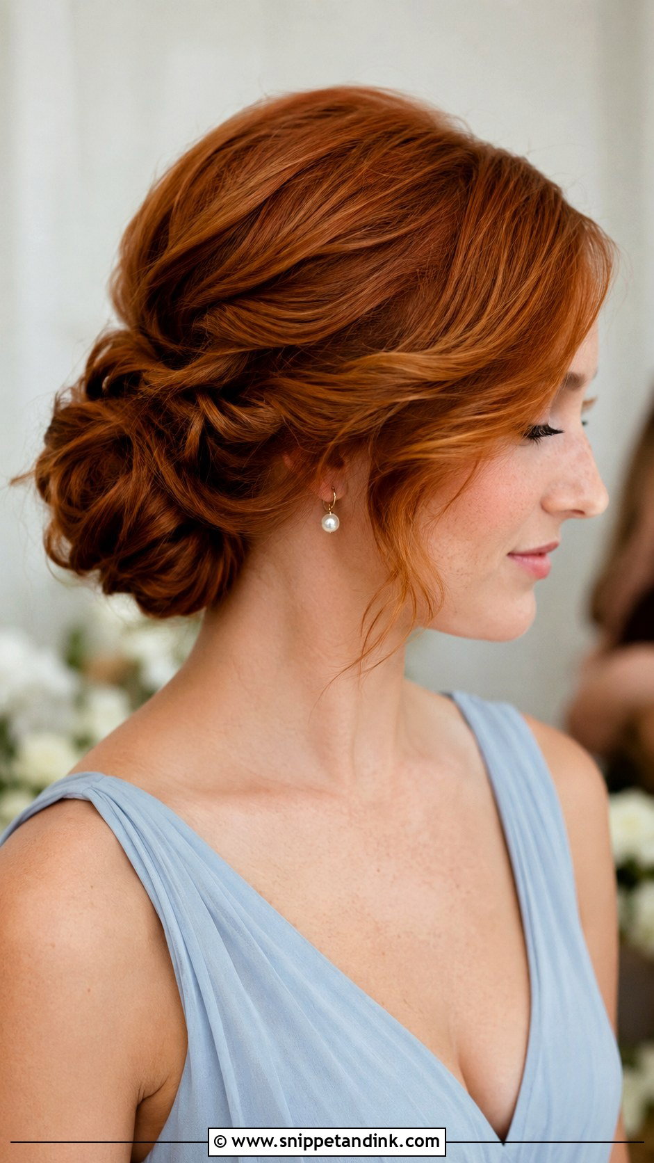 Short Hair Bridesmaid Updo - Snippet and Ink - 20 Updo Hairstyles for Wedding Bridesmaid
