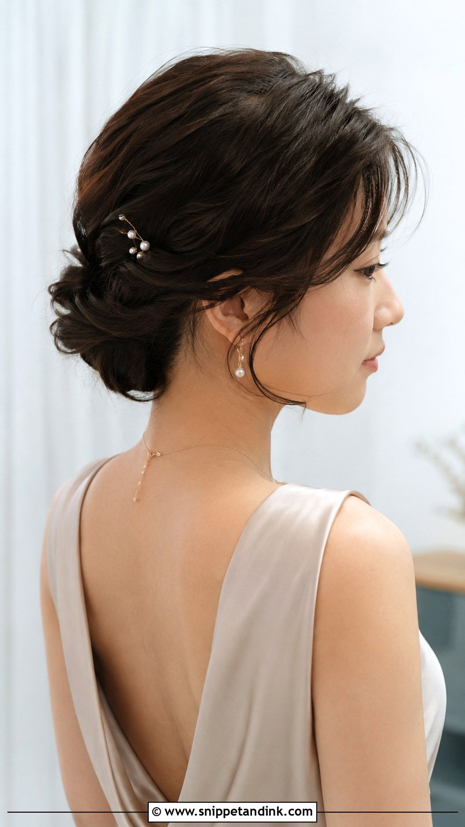 Short Hair Bridesmaid Updo - Snippet and Ink - 20 Bridesmaid Up Do Hairstyles