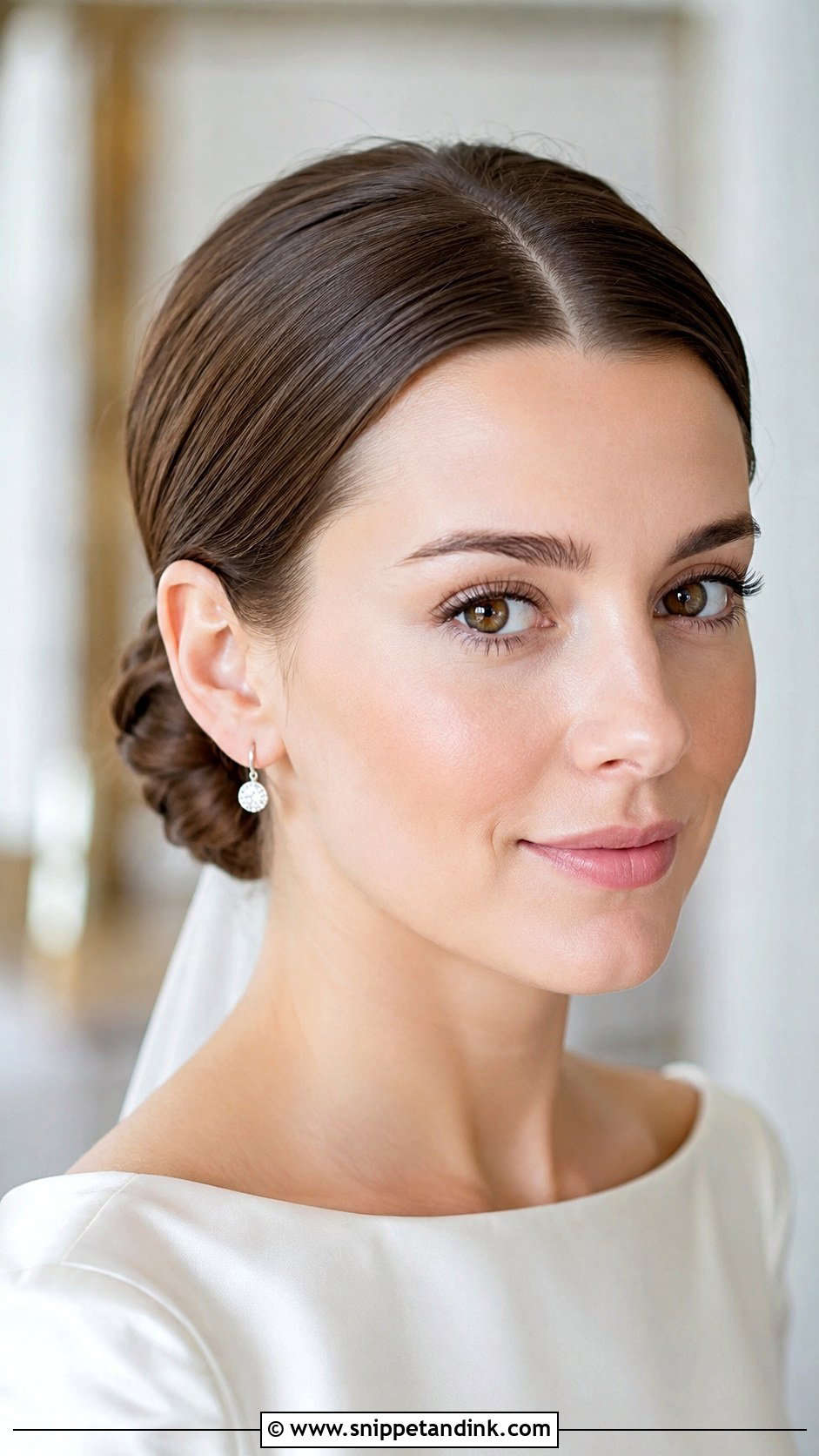 Short Hair Chignon Wedding Updo - Snippet and Ink - 15 Short Hair Wedding Styles Updo