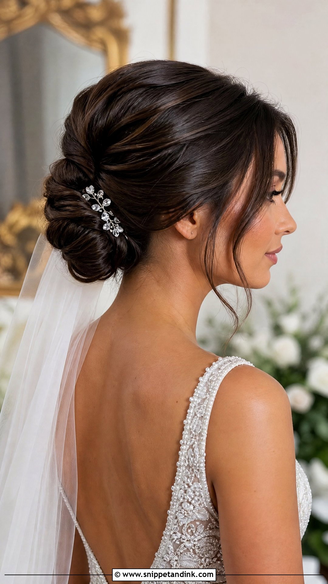 Short Hair Chignon - Snippet and Ink - 20 Hairstyle for Short Hair for Wedding Ideas