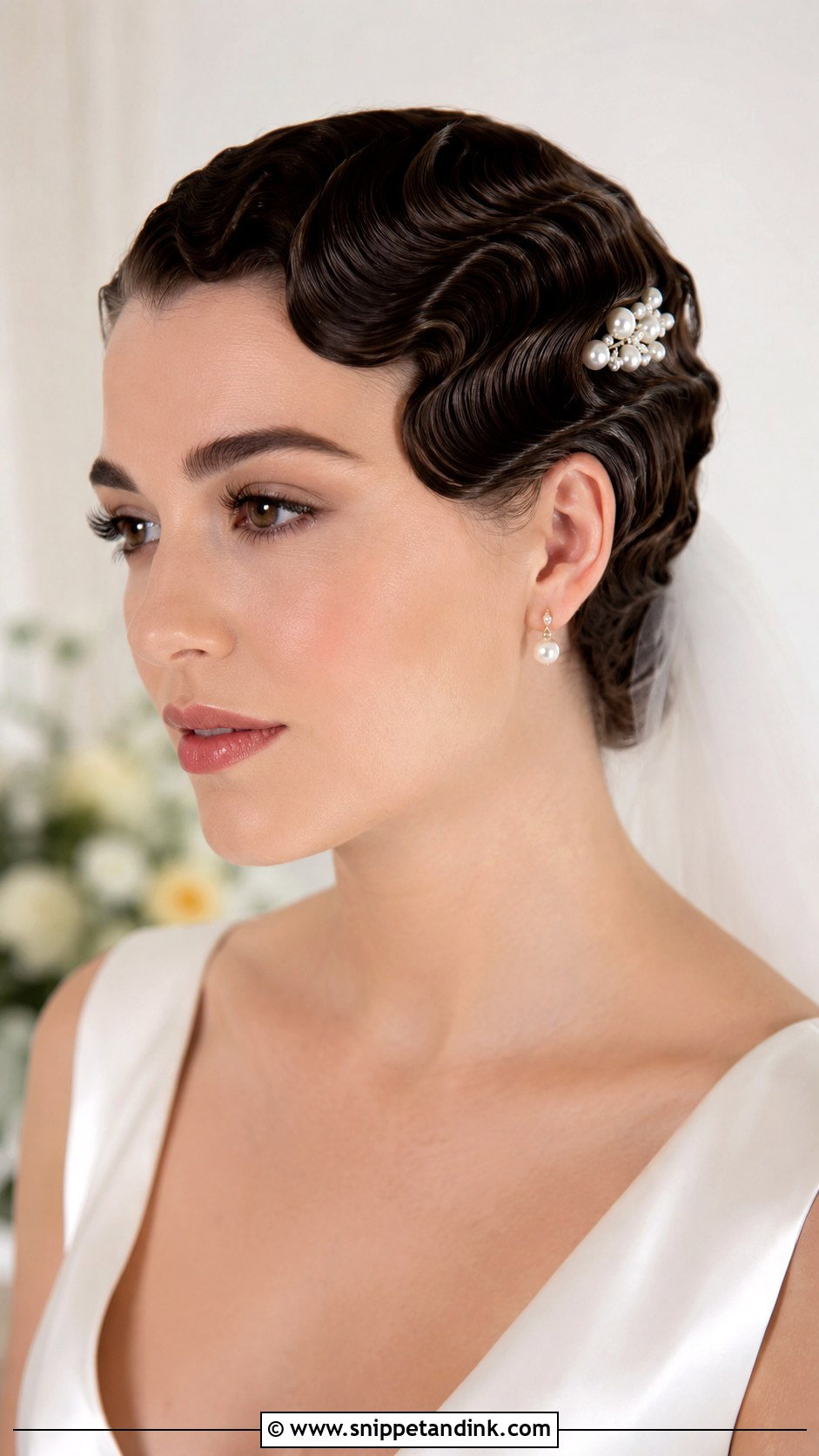 Short Hair Finger Waves For Wedding - Snippet and Ink - 15 Hairstyles for Short Hair Marriage