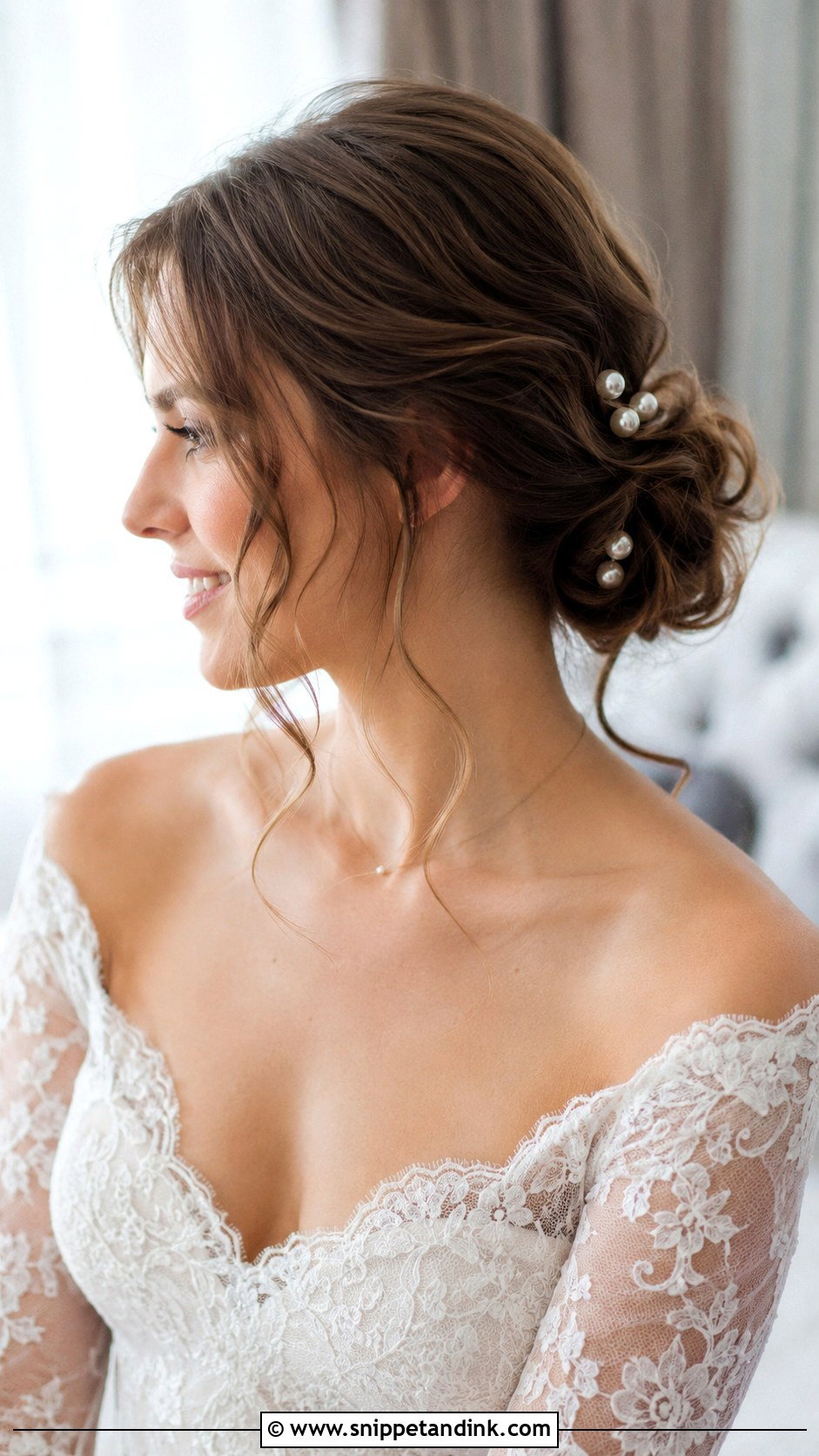 Short Hair Messy Bun for Wedding - Snippet and Ink - 20 Hairdos for Short Hair Wedding
