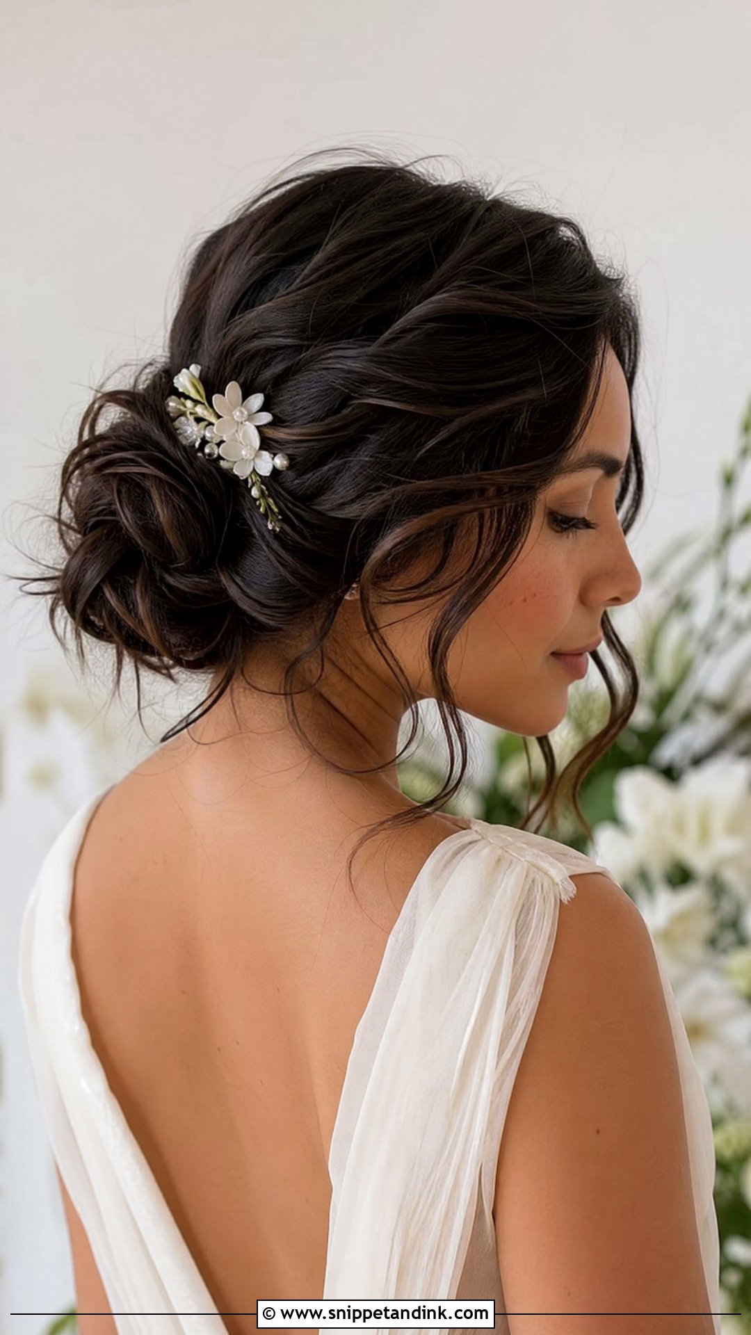 Short Hair Messy Bun - Snippet and Ink - 15 Easy Wedding Hairstyles Short Hair