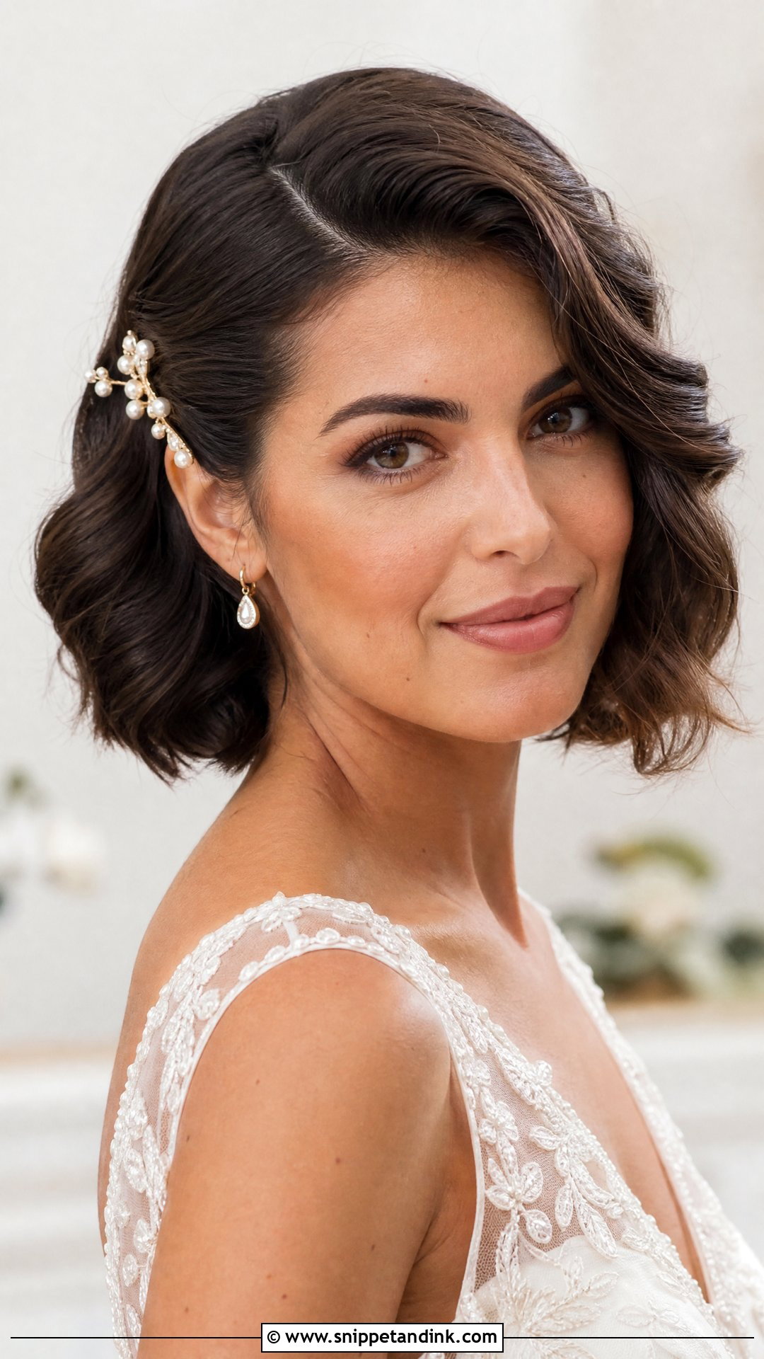 Short Hair Side Part Waves - Snippet and Ink - 15 Easy Wedding Hairstyles Short Hair