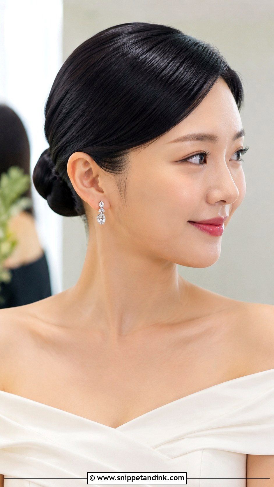 Short Hair Sleek Wedding Updo - Snippet and Ink - 15 Short Hair Wedding Styles Updo