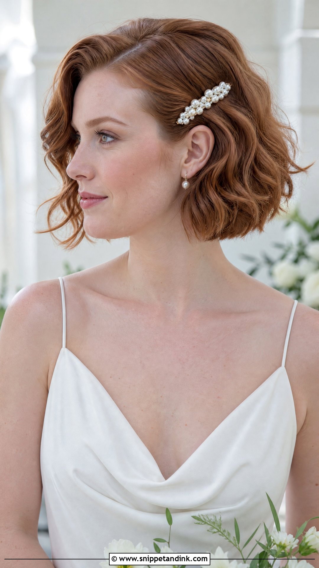 Short Hair Summer Bridal Hair - Snippet and Ink - 20 Summer Bridal Hair Ideas