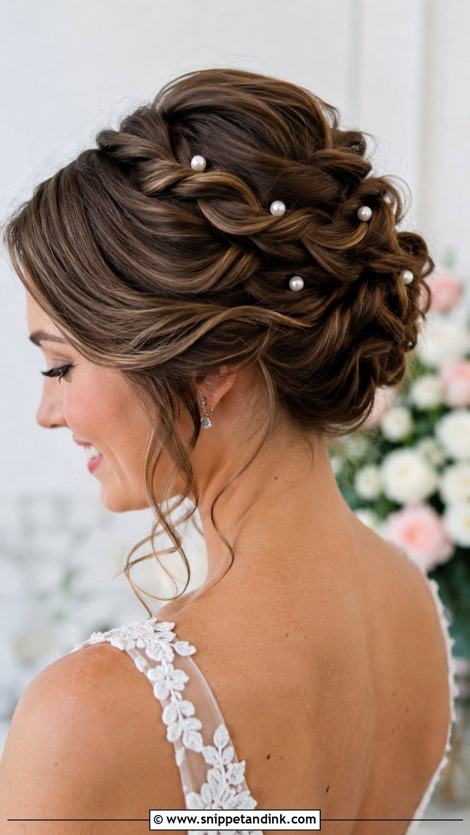 Short Hair Twisted Updo - Snippet and Ink - 25 Short Hair Style for Wedding Ideas