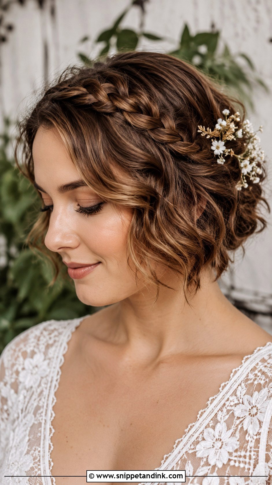 Short Hair Twisted Wedding Updo - Snippet and Ink - 15 Short Hair Wedding Styles Updo