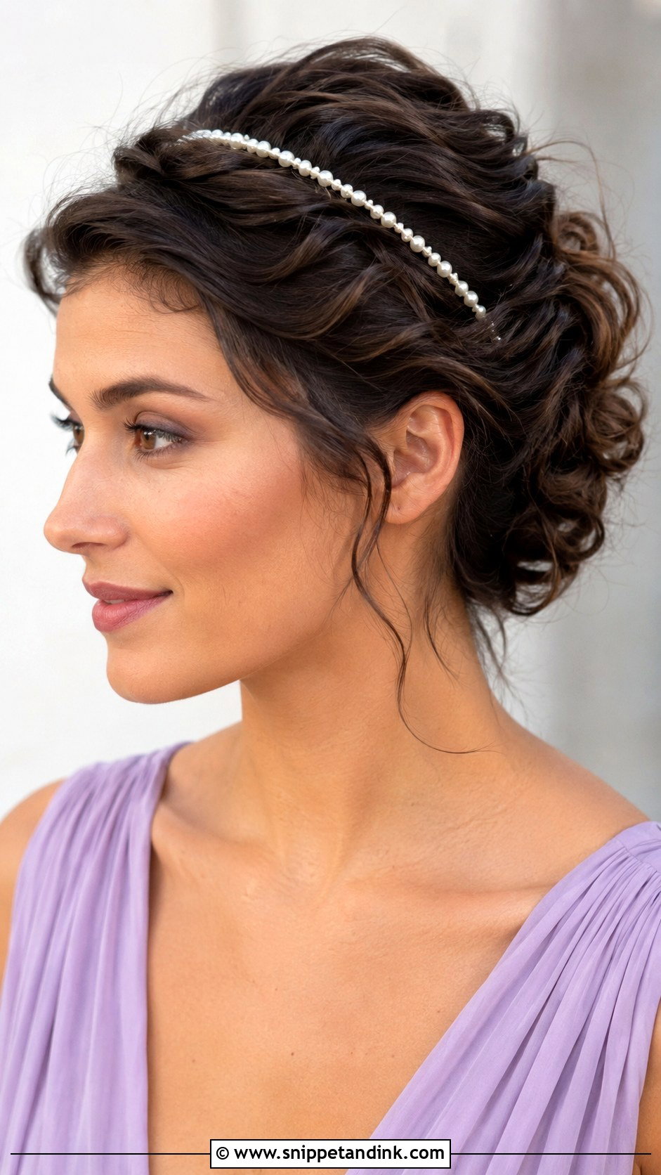 Short Hair Updo With Headband - Snippet and Ink - 20 Bridesmaid Updo Short Hair Ideas