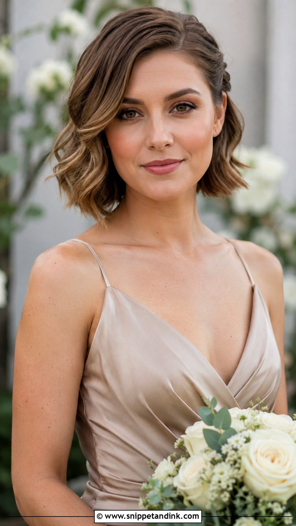 Short Hair Waves Bridesmaid Hair Down - Snippet and Ink - 20 Down Hairstyles Wedding Bridesmaid