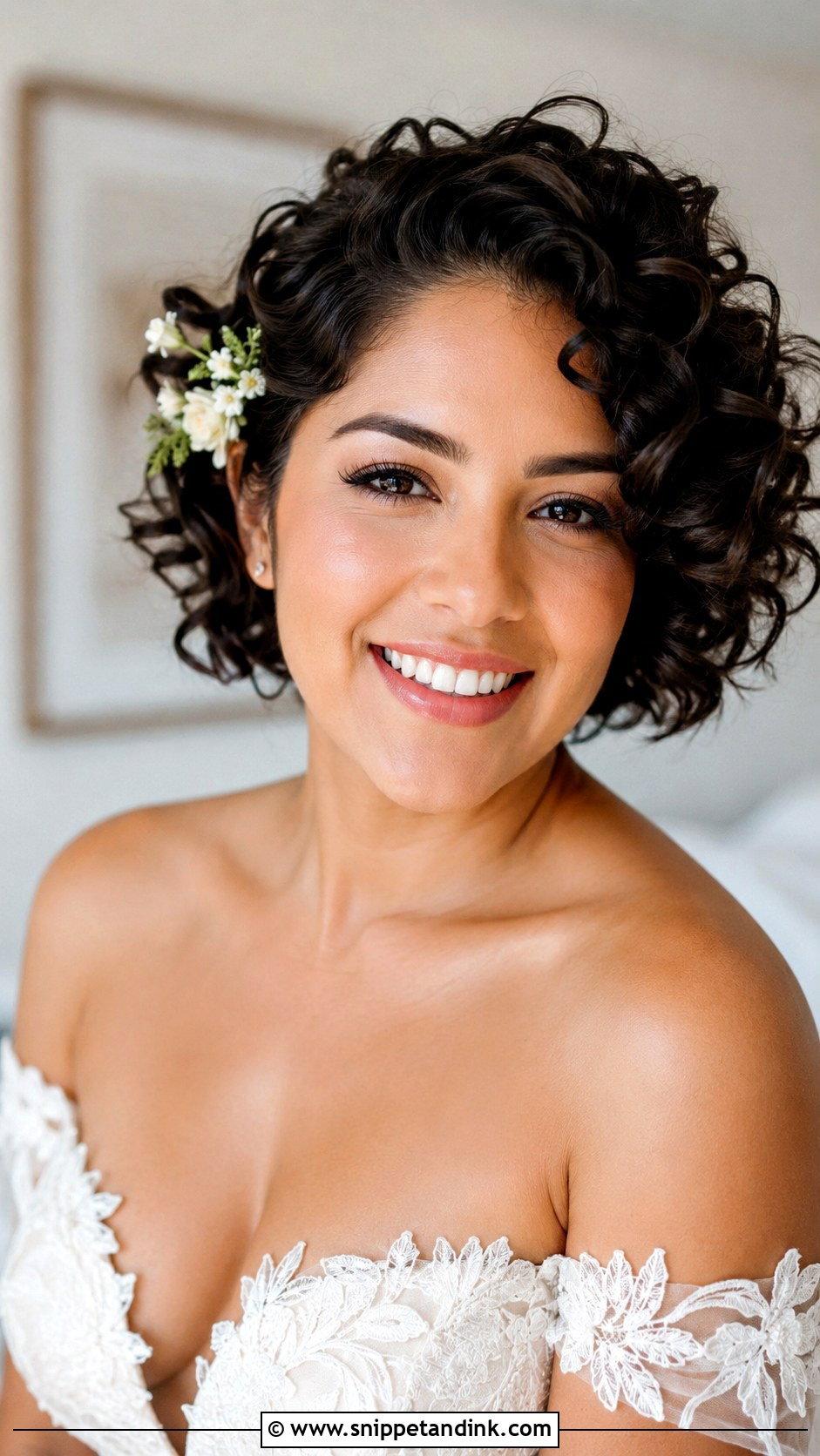 Short Hair Wedding Curls - Snippet and Ink - 15 Wedding Hairstyles on Short Hair