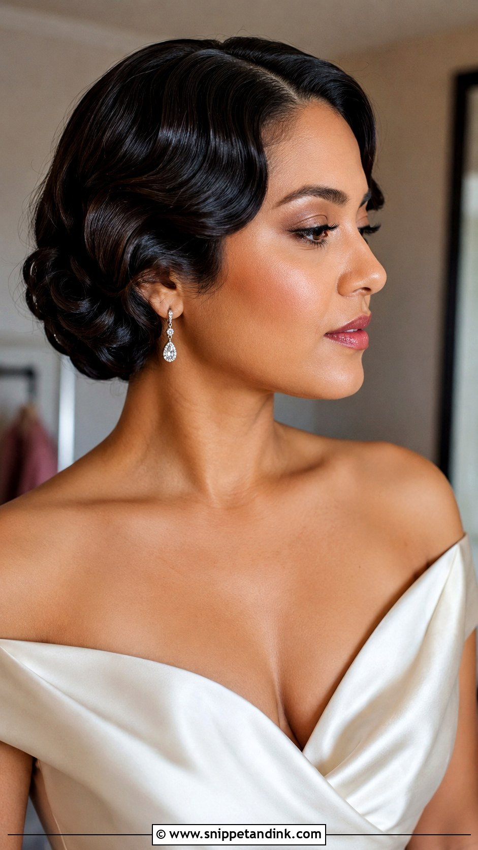 Short Hair Wedding Finger Waves - Snippet and Ink - 15 Hairstyles for Short Length Hair Wedding