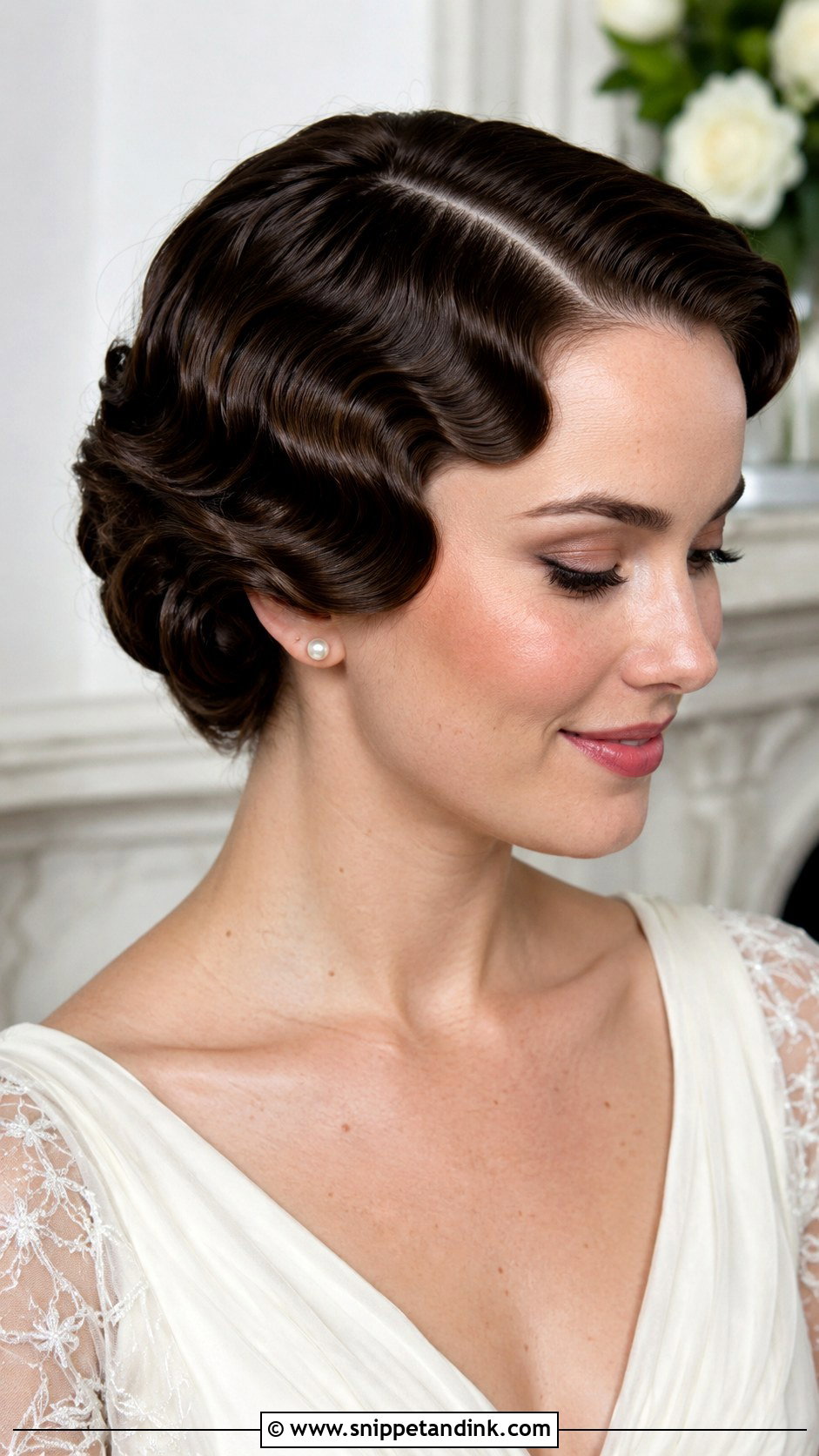 Short Hair Wedding Finger Waves - Snippet and Ink - 15 Wedding Hairstyles on Short Hair