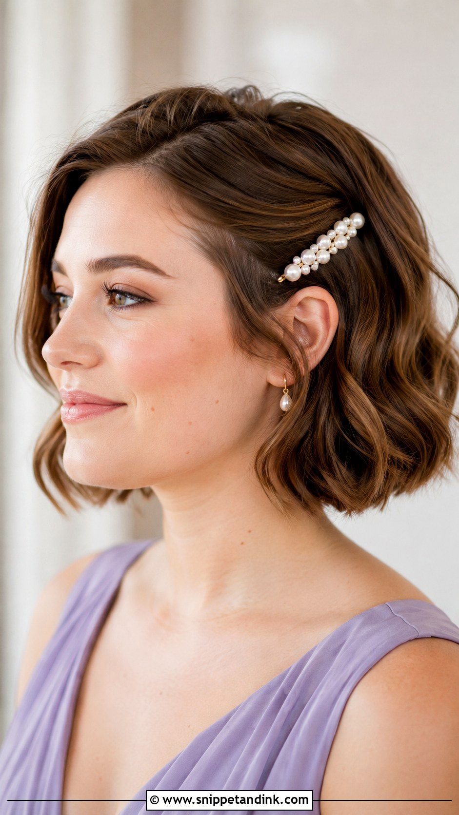 Short Hair Wedding Hairstyle - Snippet and Ink - 30 Wedding Hairstyles for Bridesmaids