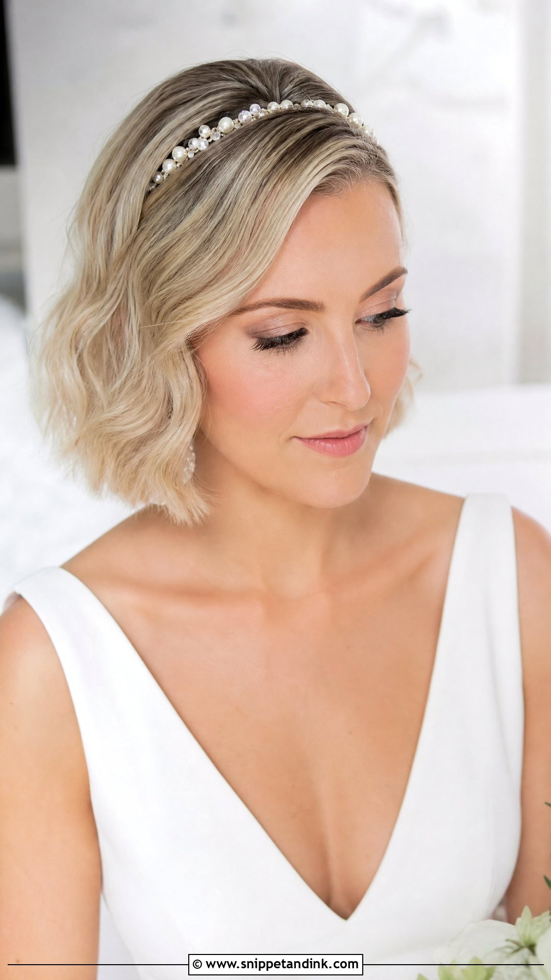 Short Hair Wedding Hairstyle For Bride - Snippet and Ink - 15 Best Wedding Hairstyles the Bride