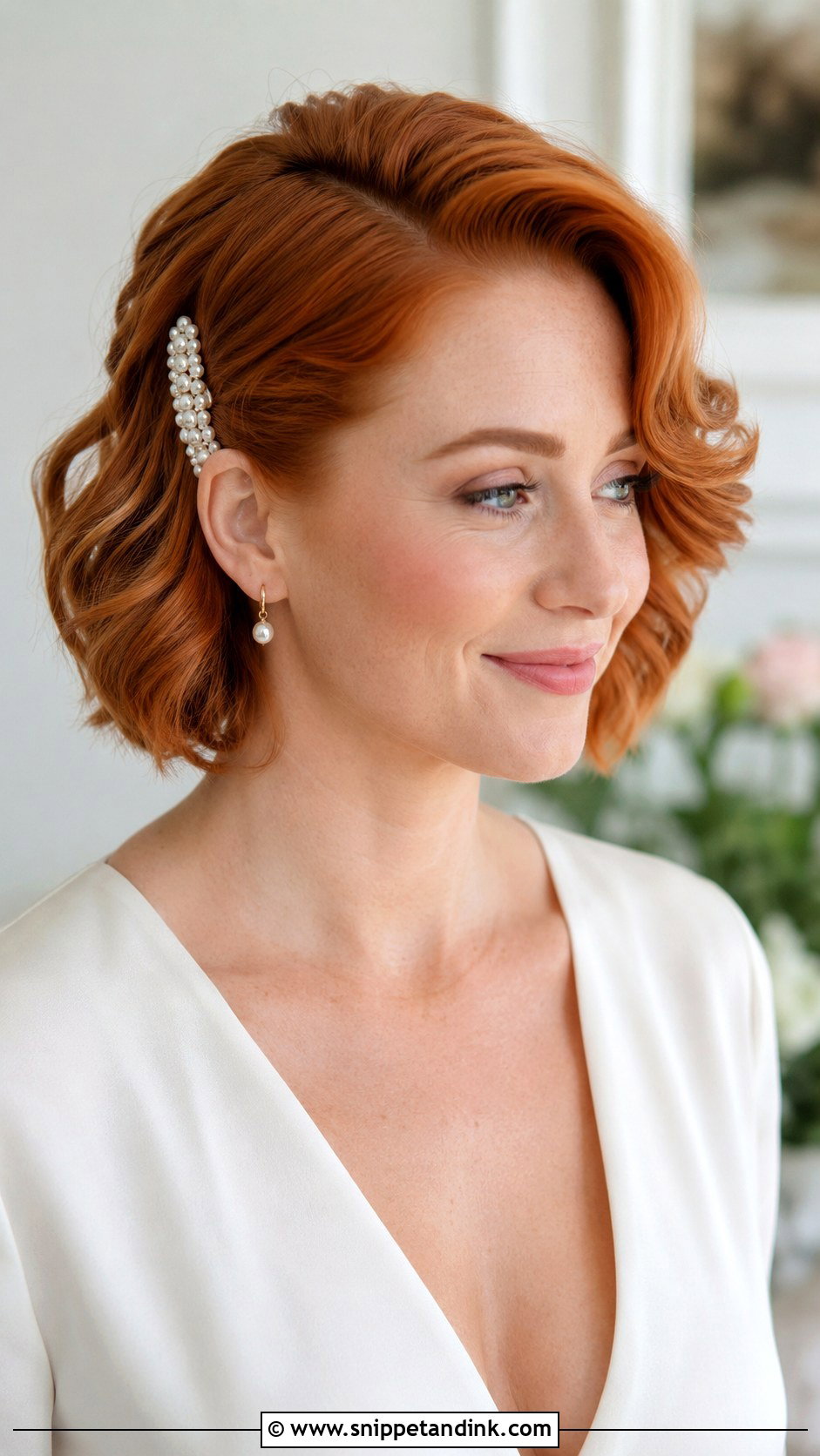 Short Hair Wedding Hairstyle Step By Step - Snippet and Ink - 15 Wedding Hairstyles Step By Step